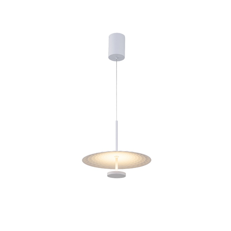 Aca LOFTY- PENDANT LAMP SAND GOLD ALUMINIUM Led SMD 8W 2700Κ 560lm IP20 Φ300x1500mm (BD379A300PWH)