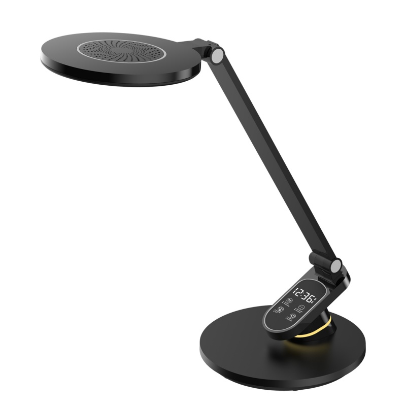 Aca Φωτιστικό Γραφείου Μαύρο Πλαστικό Led SMD 10W 550lm CCT 3000K-4000K-5700K IP20 (BL1235BK)