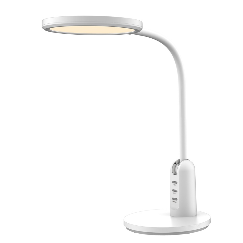 Aca Φωτιστικό Γραφείου Λευκό Πλαστικό Led SMD 10W 400lm CCT 3000K – 4000K – 6000K IP20 (BL1312WH)