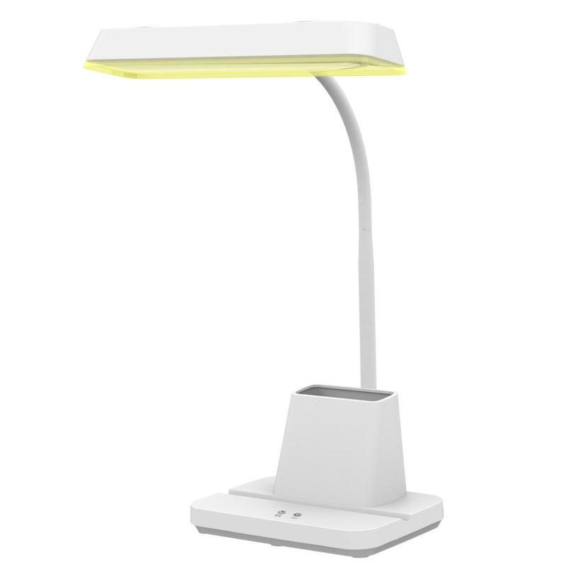 Aca Φωτιστικό Γραφείου Led Λευκό 8W CCT 3000K/4000K/6500K 300lmIP20 (BL1177WH)