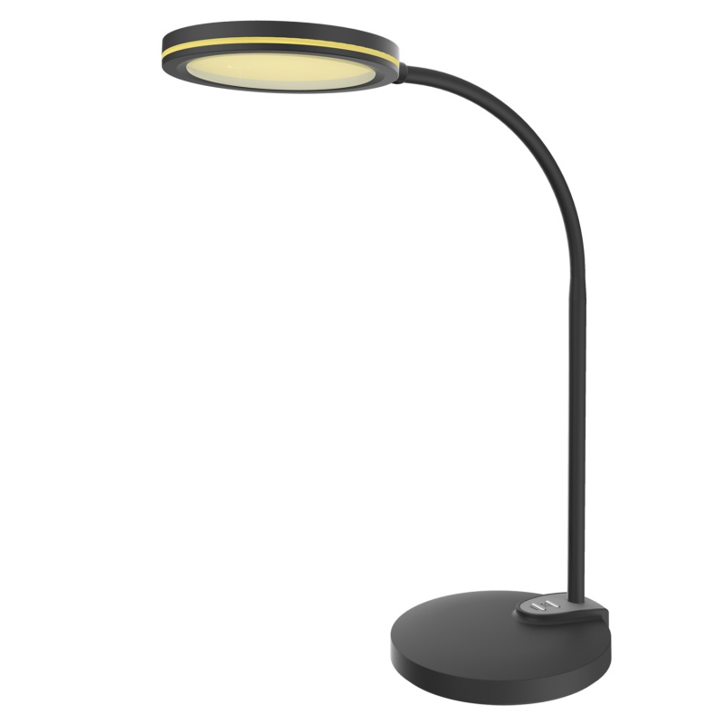 Aca Φωτιστικό Γραφείου Led Μαύρο 8W CCT 3000K/3800K/5700K 300lm (BL1055BK)