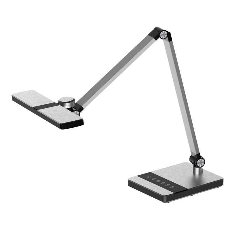 Aca Φωτιστικό Γραφείου Ασημί Πλαστικό Led SMD 9W 500lm CCT 3000K-4000K-6500K IP20 (BL1105S)