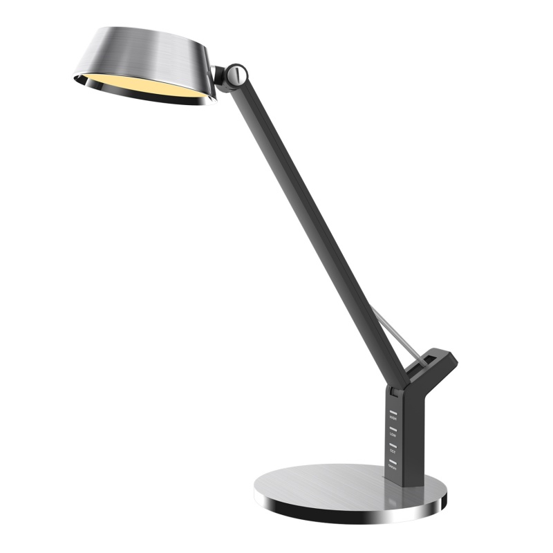 Aca Φωτιστικό Γραφείου Ασημί Πλαστικό Led SMD 14W 400lm CCT 3000K – 4000K – 6300K IP20 (BL1855S)