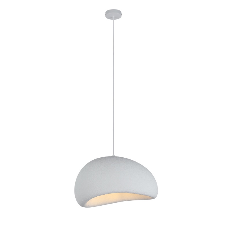 Aca Κρεμαστό Φωτιστικό CAVE MP24123640 Λευκό 1XE27 60W (MP24123640)