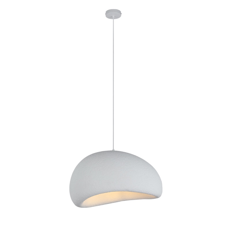 Aca Κρεμαστό Φωτιστικό CAVE MP24123650 Λευκό 1XE27 60W (MP24123650)