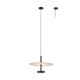 Aca Κρεμαστό Φωτιστικό Led Maison OKN5013PBK Αμμώδες Μαύρο 9W 3000K 310lm (OKN5013PBK)