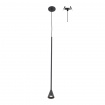 Aca Κρεμαστό Φωτιστικό Led Esthetic OKN5012PBK Αμμώδες Μαύρο 5W 3000K 440lm (OKN5012PBK)