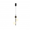Aca Κρεμαστό Φωτιστικό Led Ball OKN96163BK Αμμώδες Μαύρο 15W 3000K 1650lm (OKN96163BK)