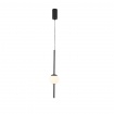 Aca Κρεμαστό Φωτιστικό Led Ball OKN96161BK Αμμώδες Μαύρο 5W 3000K 550lm (OKN96161BK)