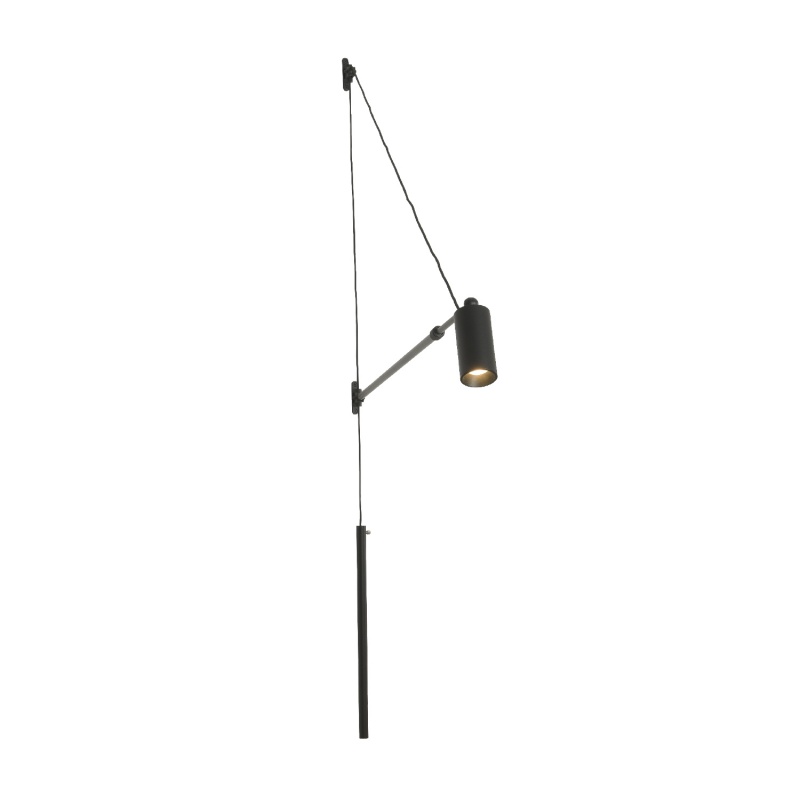 Aca Επιτοίχιο Φωτιστικό Led Bella OKN5014WBK Αμμώδες Μαύρο 6W 3000K 430lm (OKN5014WBK)