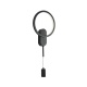 Aca Επιτοίχιο Φωτιστικό Led KY011BFBK LOOP Αμμώδες Μαύρο Αλουμίνιο + ΣΙΛΙΚΟΝΗ 15W 2800K-3200K-4000K 480 lm IP20 250mm (KY011BFBK