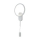 Aca Επιτοίχιο Φωτιστικό Led KY011BFWH LOOP Αμμώδες Λευκό Αλουμίνιο + ΣΙΛΙΚΟΝΗ 15W 2800K-3200K-4000K 480 lm IP20 250mm (KY011BFWH)