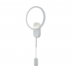 Aca Επιτοίχιο Φωτιστικό Led KY011BFWH LOOP Αμμώδες Λευκό Αλουμίνιο + ΣΙΛΙΚΟΝΗ 15W 2800K-3200K-4000K 480 lm IP20 250mm (KY011BFWH)