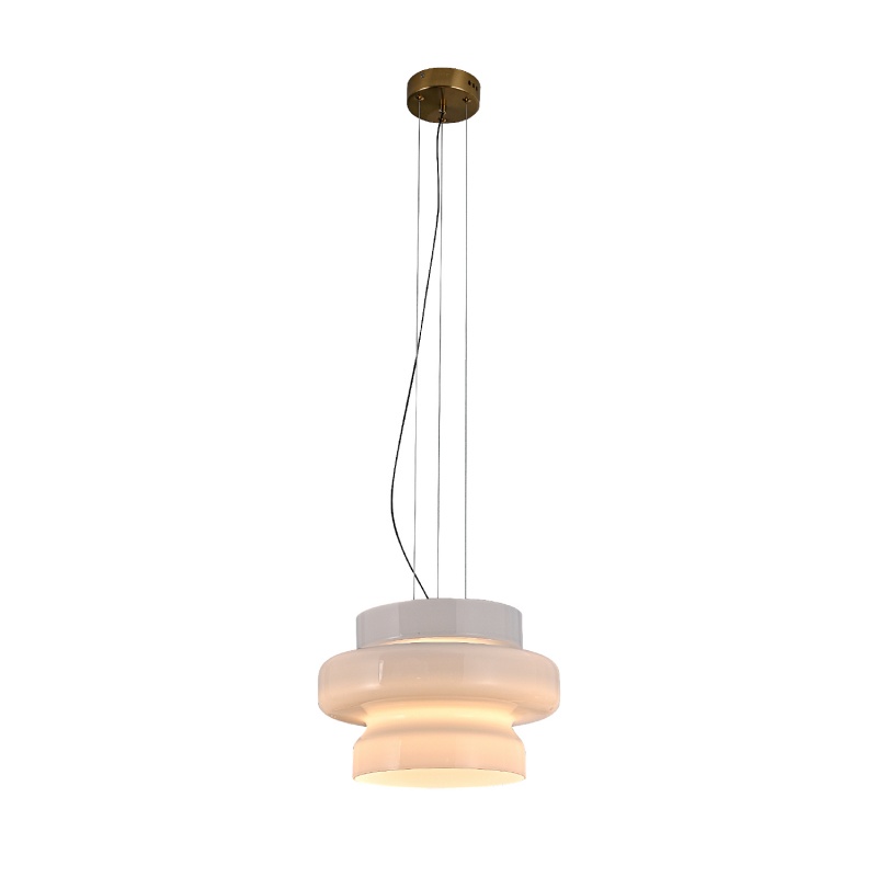 Aca Κρεμαστό Φωτιστικό HM25130WH Λευκό 1XE27X60W IP20 D36XH120cm (HM25130WH)