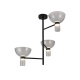 Aca Κρεμαστό Φωτιστικό HM250453A Μαύρο ΔΙΑΦΑΝΕΣ Led 24W 3000K IP20 D85XH78cm (HM250453A)