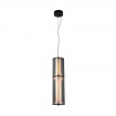 Aca Κρεμαστό Φωτιστικό HM250482SM Μαύρο Φιμέ Γυαλί Led 19W 2700K-3000K-4000K IP20 D15XH120cm (HM250482SM)