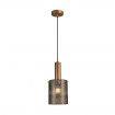 Aca Κρεμαστό Φωτιστικό HM2504015 Χρυσό 1XE27X40W IP20 D15XH120cm (HM2504015)