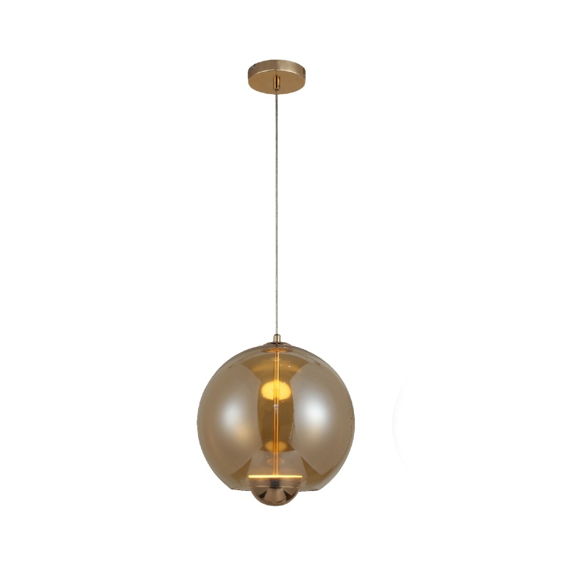 Aca Κρεμαστό Φωτιστικό HM9160CL Μαύρο Led 10W 3000K IP20 D30XH120cm (HM9160CL)