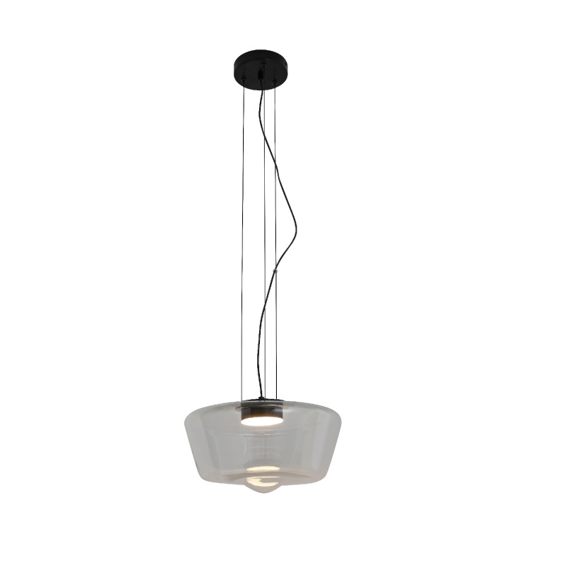 Aca Κρεμαστό Led Φωτιστικό Μαύρο 12W 3000K IP20 (HM2460CL)