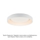 Aca Οροφής Φωτιστικό Led 73W CCT 5450lm Λευκό Μεταλλικό D78XH14cm APOLLO (BR81LEDC78WHCCT)