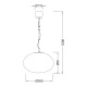Aca ΜΠΑΛΑ ΕΛΛΕΙΨΟΕΙΔΗΣ ΛΕΥΚΗ Φ38 ΟΠΑΛ LUNA (V24012380W)