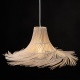 Aca Κρεμαστό Φωτιστικό 1ΧΕ27 RATTAN D65xΗ19cm ΣΥΜΗ (HX2219P)