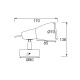 Aca ΣΠΟΤ Ι Γυαλί Νίκελ Ματ 40W E14 KAMET (MC542NM)