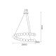 Aca Κρεμαστό Φωτιστικό Led 30W 2200lm 3000K IP20 Χρυσό Αλουμίνιο + Ακρυλικό (HM236LEDP80)
