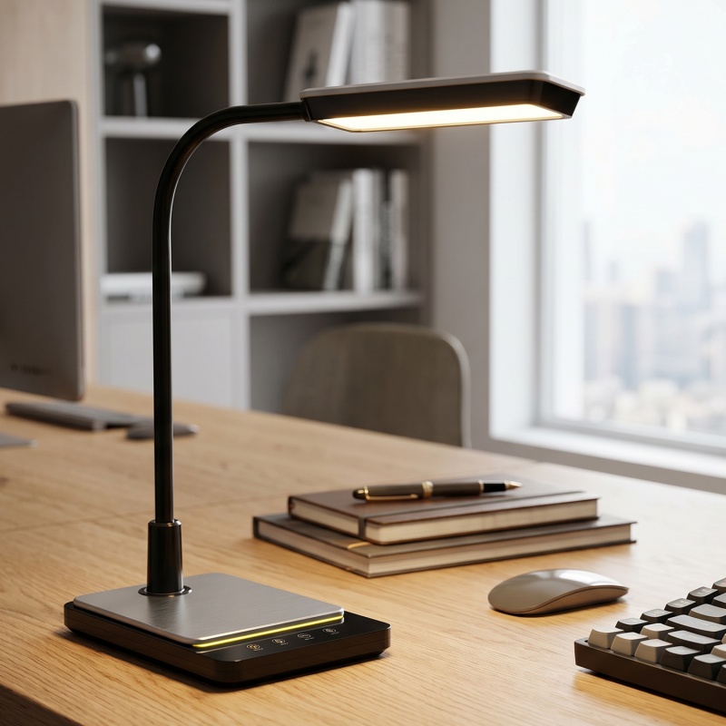 Aca Φωτιστικό Γραφείου Led BL1027BK Μαύρο 7W CCT 3000K/4000K/6000K 450lm (BL1027BK)