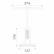 Aca Φωτιστικό Γραφείου Led BL1823WH Λευκό 10W CCT 3000K/3800K/5700K 500lm (BL1823WH)