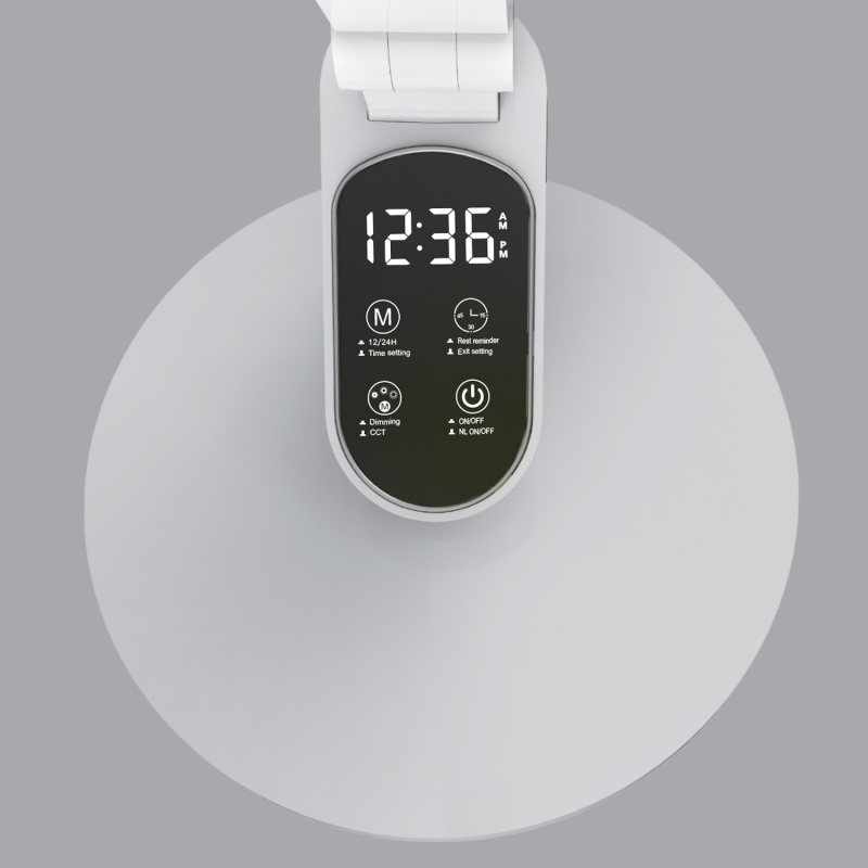 Aca Φωτιστικό Γραφείου Λευκό Πλαστικό Led SMD 10W 550lm CCT 3000K-4000K-5700K IP20 (BL1235WH)
