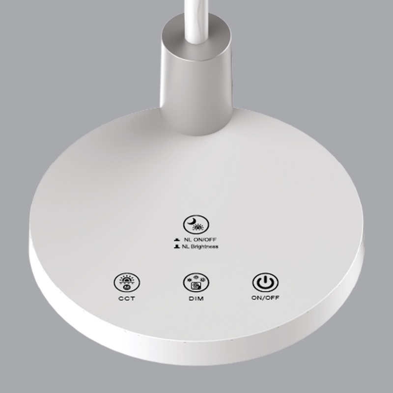 Aca Φωτιστικό Γραφείου Led BL1313LWH Λευκό 10W CCT 3000K/3800K/5700K 500lm (BL1313LWH)