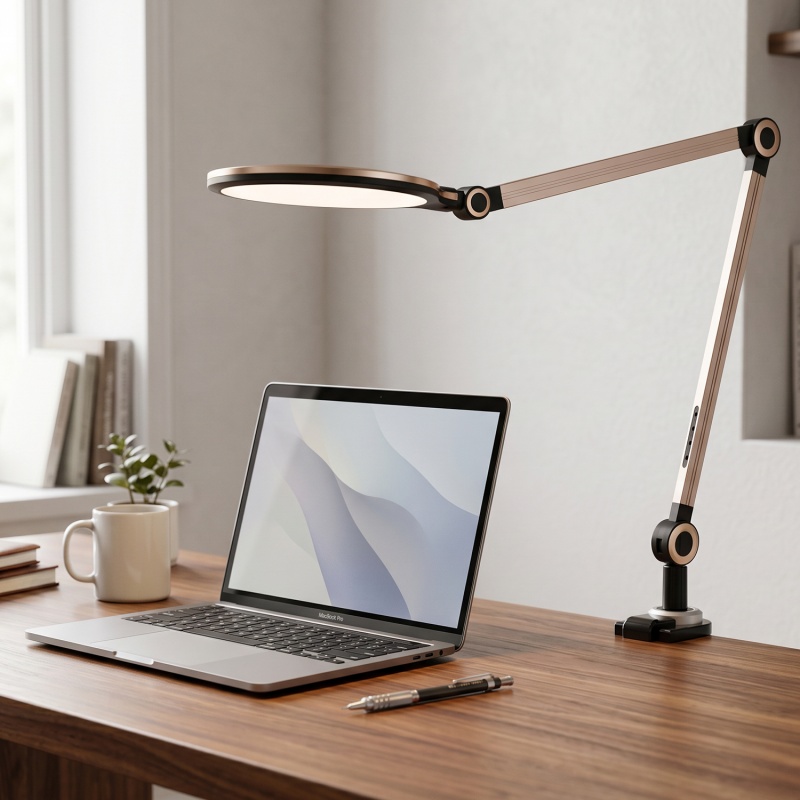 Aca Φωτιστικό Γραφείου Ασημί Πλαστικό Led SMD 9W 500lm CCT 3000K-4000K-6000K IP20 (BL1293DS)