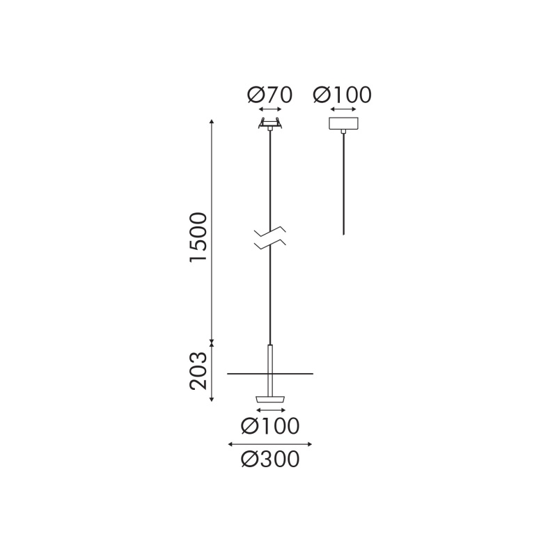 Aca Κρεμαστό Φωτιστικό Led Maison OKN5013PBK Αμμώδες Μαύρο 9W 3000K 310lm (OKN5013PBK)