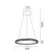 Aca Κρεμαστό Φωτιστικό HM251786G Χρυσό Led 45W 2700K-3000K-4000K IP20 D60XH120cm (HM251786G)