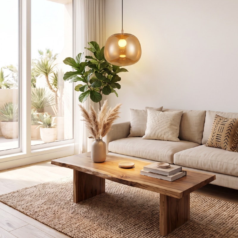 Aca Κρεμαστό Φωτιστικό HM1776145A ΡΟΖ Χρυσό 1XE27X60W IP20 D45XH120cm (HM1776145A)