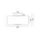 Aca Φωτιστικό Οροφής HMX24153A Μαύρο Led 12W 2700K-3000K-4000K IP20 D36XH18cm (HMX24153A)