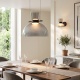 Aca Κρεμαστό Φωτιστικό HM250454 Μαύρο Led 10W 3000K IP20 D40XH120cm (HM250454)