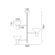 Aca Κρεμαστό Φωτιστικό HM250453A Μαύρο ΔΙΑΦΑΝΕΣ Led 24W 3000K IP20 D85XH78cm (HM250453A)