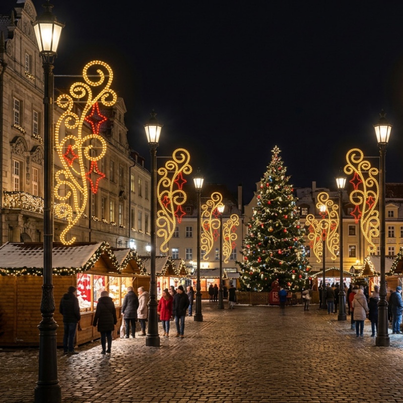 Επίστηλο XMAS ΜΟΤΙΒΟ ΣΠΕΙΡΕΣ με 3 Κόκκινα Αστέρια 26m Θερμό-Κόκκινο ΜΟΝΟΚΑΝ Φωτοσωλήνας 1.5Μ IP65 (XPOLESTAR191)