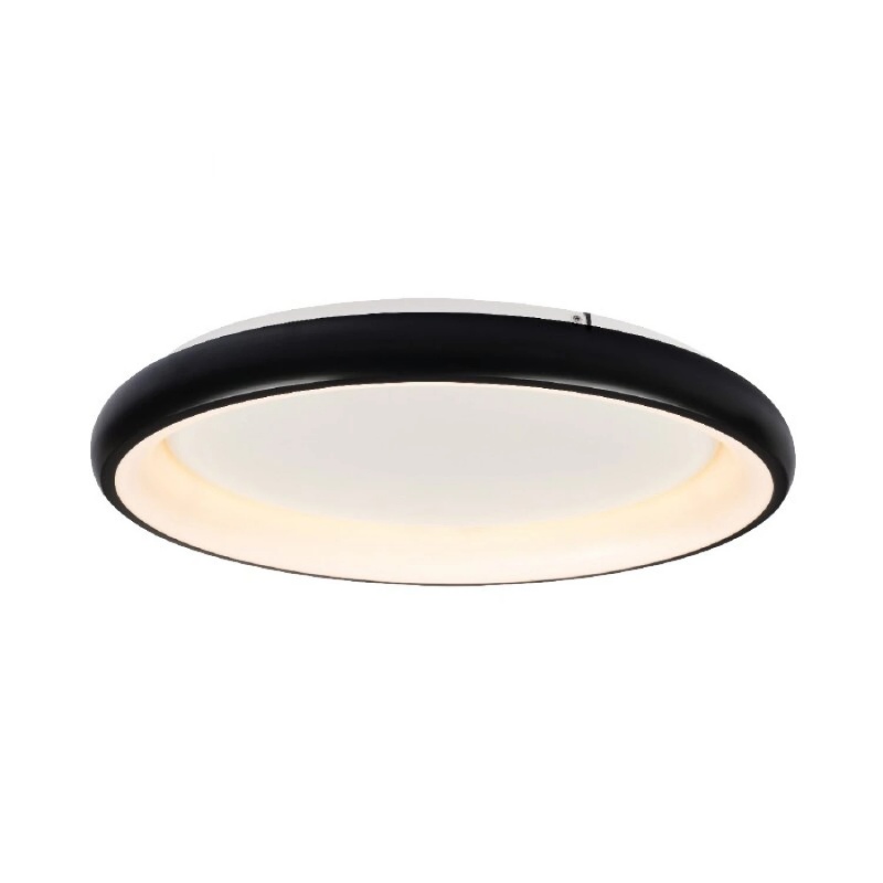 Aca Diana Οροφής Φωτιστικό Led 45W CCT 3600lm Μαύρο Μεταλλικό D61XH8,5cm (BR71LEDC61BKCCT)