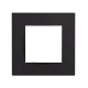 Acaelec Prime Classic Πλαίσιο 1 Θέσης Τετράγωνο Ματ Ανθρακί (1000120005)