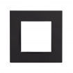 Acaelec Prime Classic Πλαίσιο 1 Θέσης Τετράγωνο Ματ Ανθρακί (1000120005)