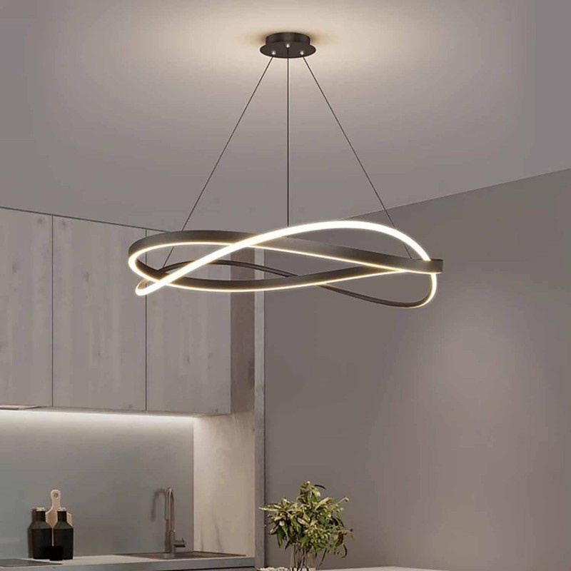 Arkolight Led Φωτιστικό 50W 3CCT 4550lm IP20 Dimmable Μαύρο (1715-3/50)