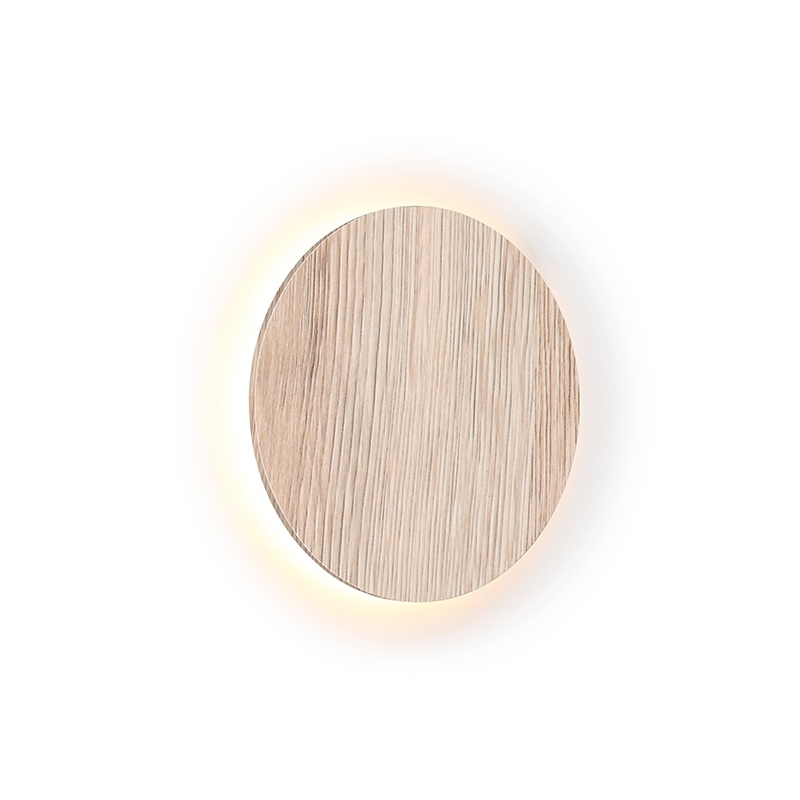 Aca Led Επιτοίχιο Φωτιστικό 24W 3000K Ø40 Απόχρωση Ανοιχτού Ξύλου (ZM1724LEDWLW)