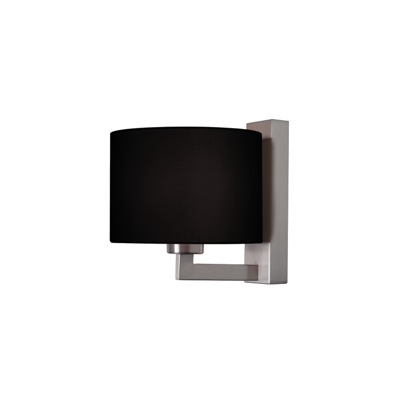 Aca Επιτοίχιο Φωτιστικό Μαύρο - Νίκελ (OD5612BN)