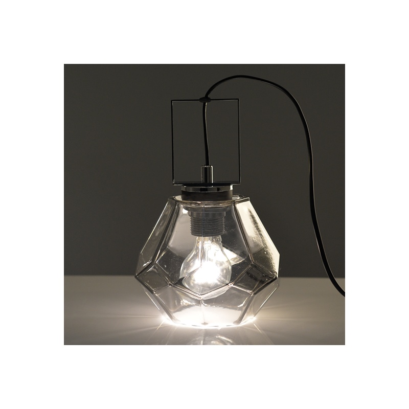 Aca Επιτραπέζιο Φωτιστικό Φιμέ - Χρώμιο (V371481TG)