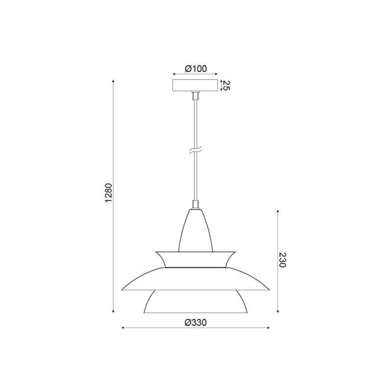Aca Μονόφωτο Φωτιστικό Οροφής Χρυσό Μπρονζέ (KS07881PCG)