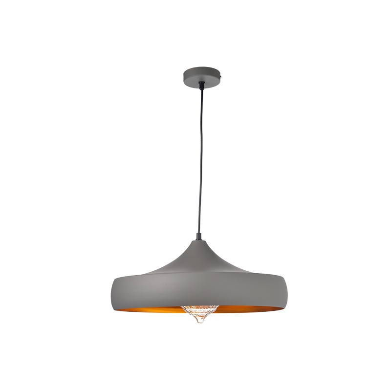 Aca Μονόφωτο Φωτιστικό Οροφής Γκρι (KS07961PGG)