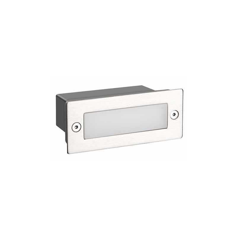 Aca Led SMD Χωνευτή Απλίκα 2W 3000K Νίκελ Ματ (PAS230NMP)